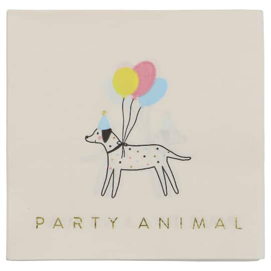 24 Packs: 20 ct. (480 total) Party Animal Beverage Napkins by Celebrate It™
